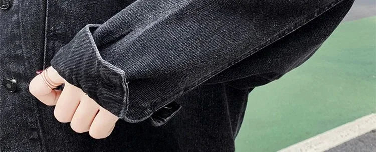 Ripped Cowboy Coat Woman Spring Autumn Korean Popular Clothes Denim Jacket for Women Hole Sale Low Price Cowgirl Clothing New In