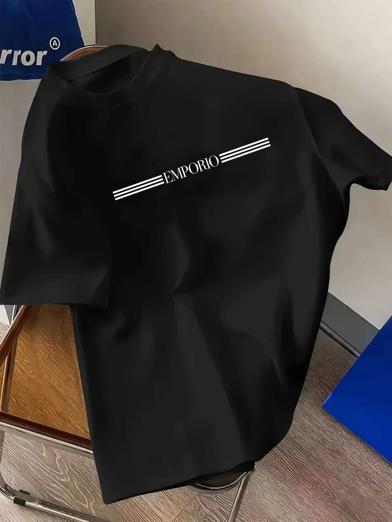 Men's T-shirt - Breathable and sweat-wicking short-sleeved round-neck casual and sportswear style shirt suitable for all seasons