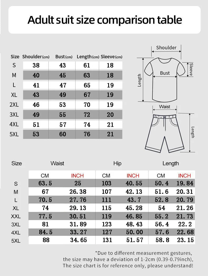 The latest 3D gradient T-shirt and shorts set men's short sleeved O-neck top casual and fashionable skateboarding sportswear set