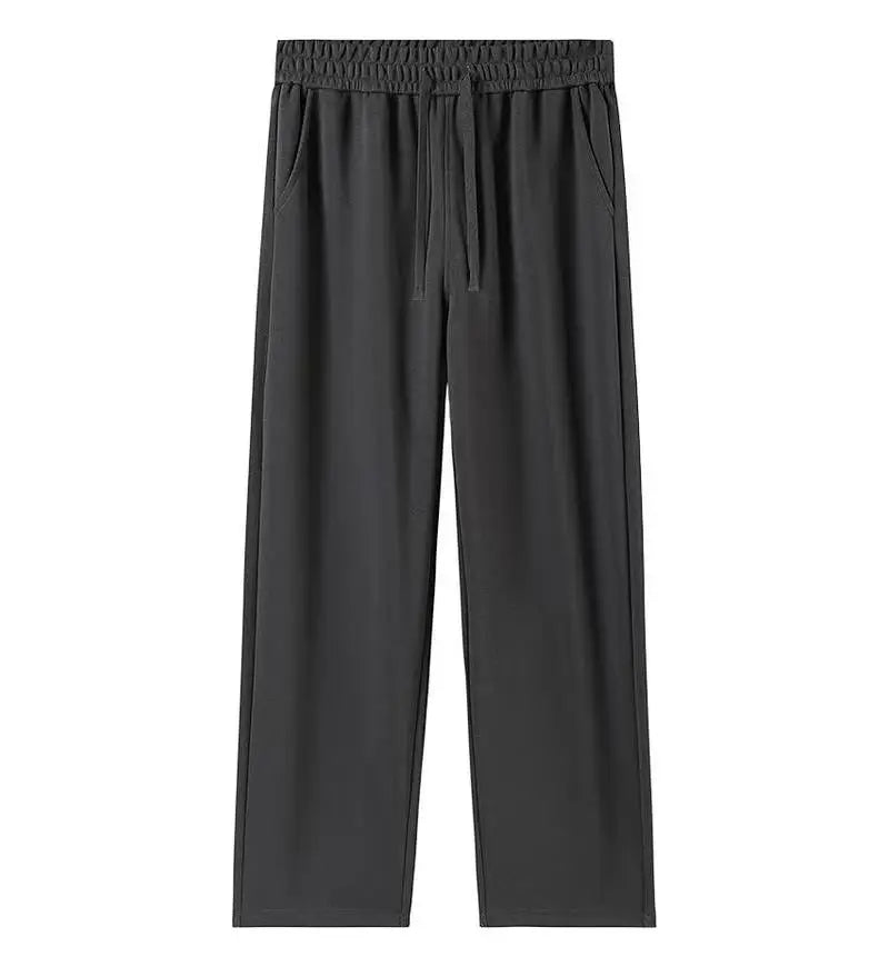 Women Jogger Cotton Pants Casual Drawstring Loose Unisex Wide Leg Straight Pants Sweatpants Spring Autumn Baggy Gym Track Pants