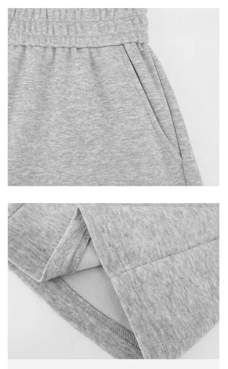 Women Jogger Cotton Pants Casual Drawstring Loose Unisex Wide Leg Straight Pants Sweatpants Spring Autumn Baggy Gym Track Pants